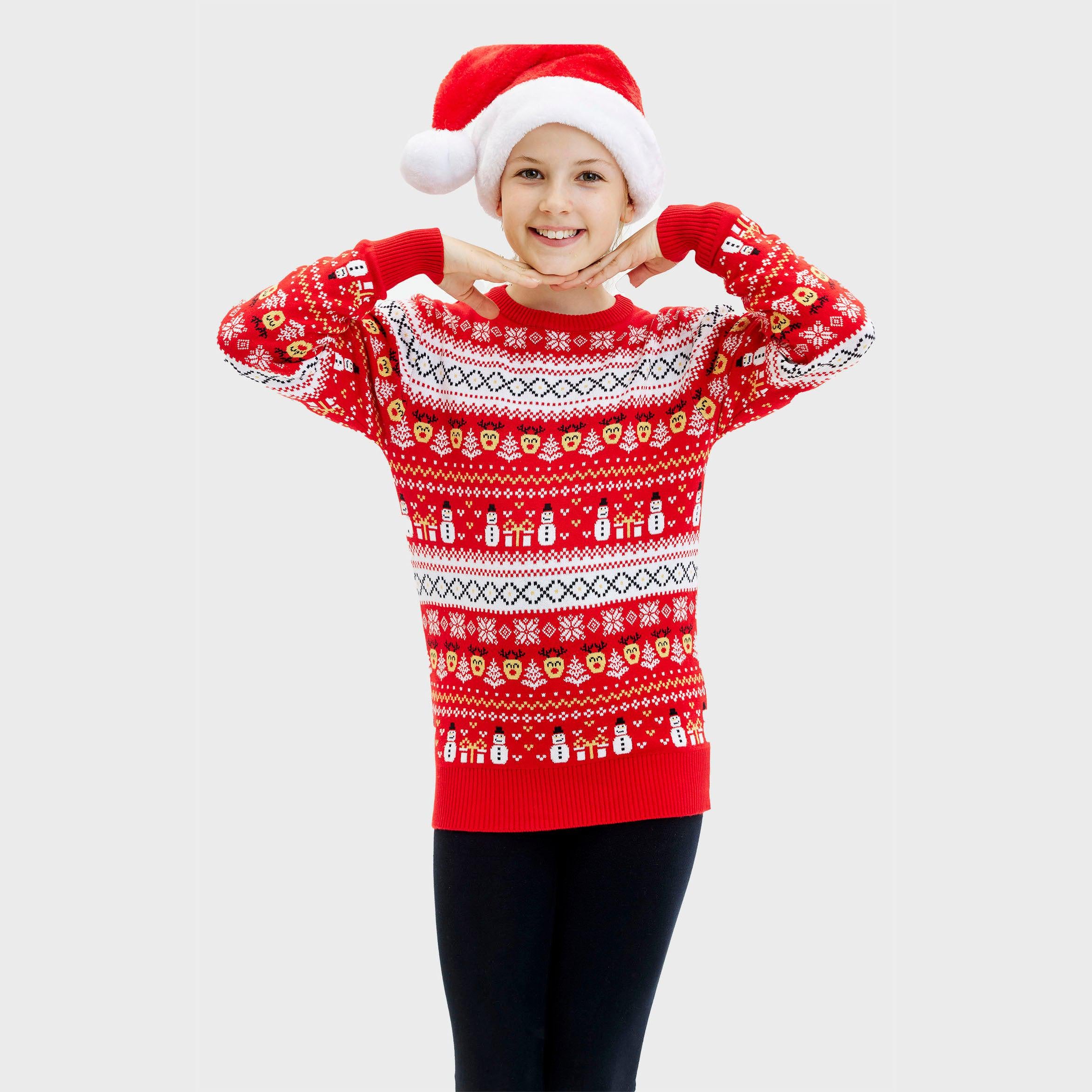 The Reinstyle Sweater Rot - Kinder.